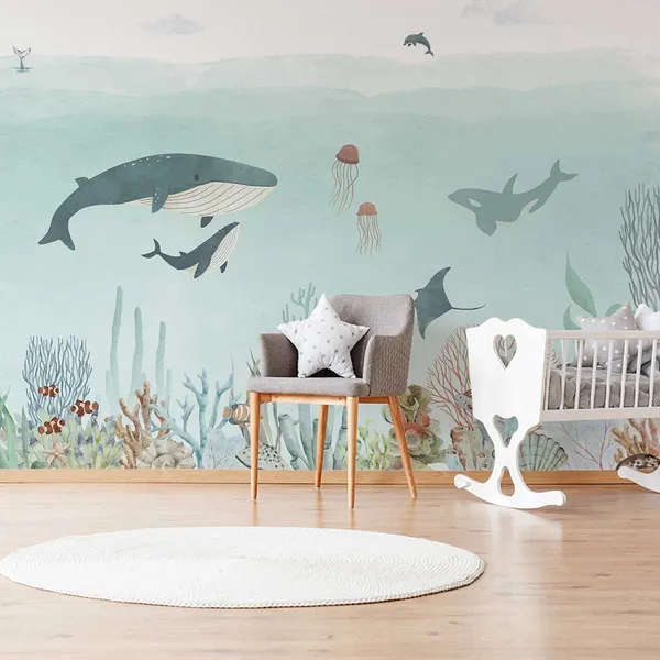 HEXOA Papier peint voyage sous marin