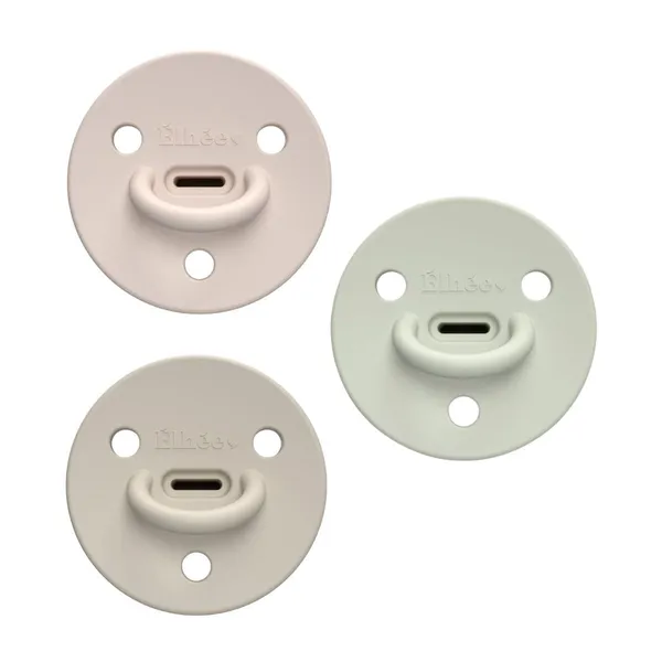 Pack de 3 Sucettes Élhée - Silicone Médical