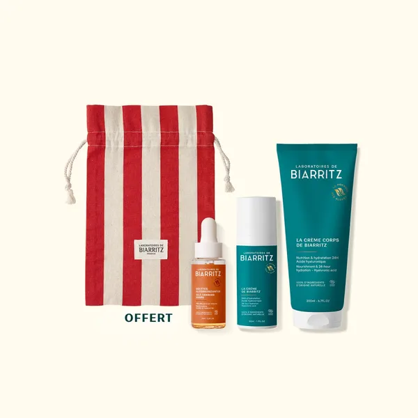 Coffret bonne mine visage corps - Laboratoires de Biarritz