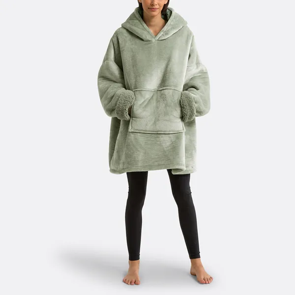 Plaid sweat polaire