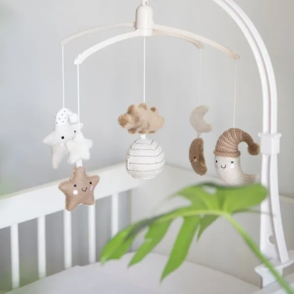 Mobile musical Heaven clay-warm linen - Baby