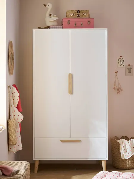 Armoire 2 portes ASPEN - blanc