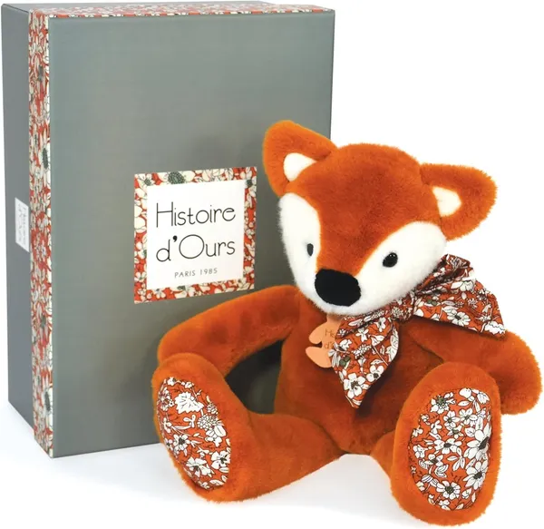HISTOIRE D'OURS - Peluche Renard - Collection Copains Câlins - avec Boîte CadeauAmazon.fr