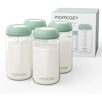 Momcozy Biberons de Stockage Lait Maternel (Lot de 4)