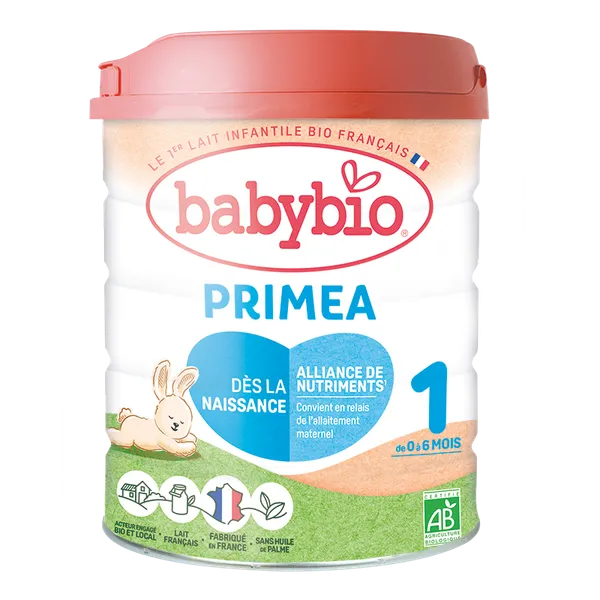 Lait 1er âge bio | Babybio Primea 1 | Bébés de 0 à 6 mois