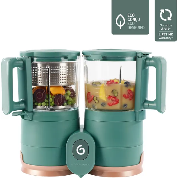BABYMOOV Mixeur Cuiseur Bébé BABYMOOV Nutribaby Glass Green