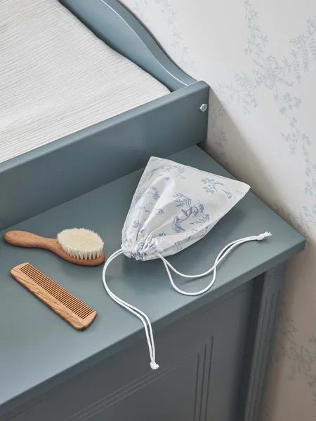 Brosse et peigne bébé en bois Cyrillus