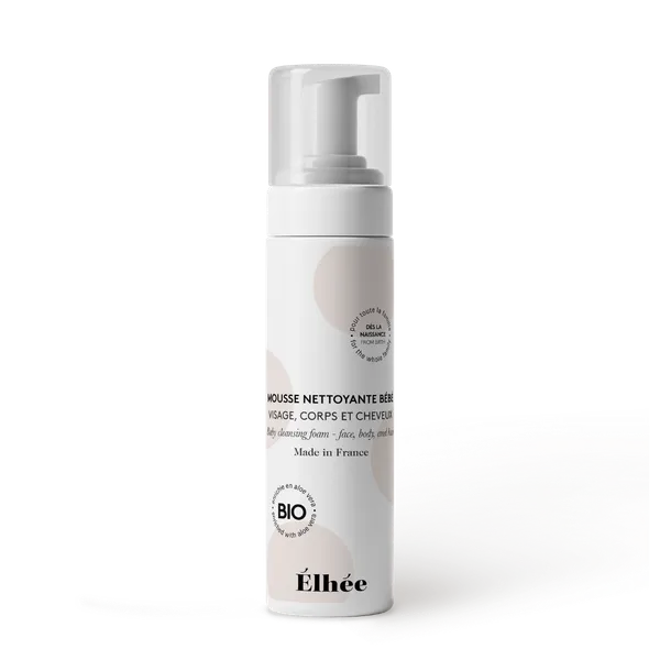 Mousse Nettoyante Bébé 3-en-1 Élhée