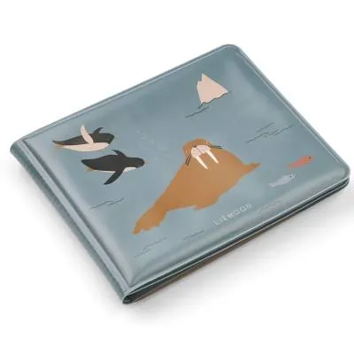 LIEWOOD Livre de bain à colorier Animaux banquise Waylon