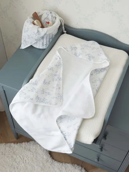 Cape de bain coton biologique et éponge Cyrillus
