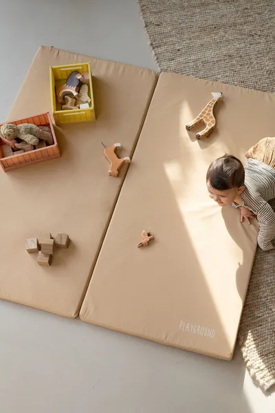 Tapis d'éveil uni, confort & joli pour bébés et toute la famille