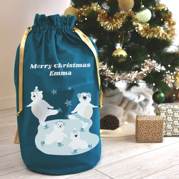 Hotte de Noël personnalisée