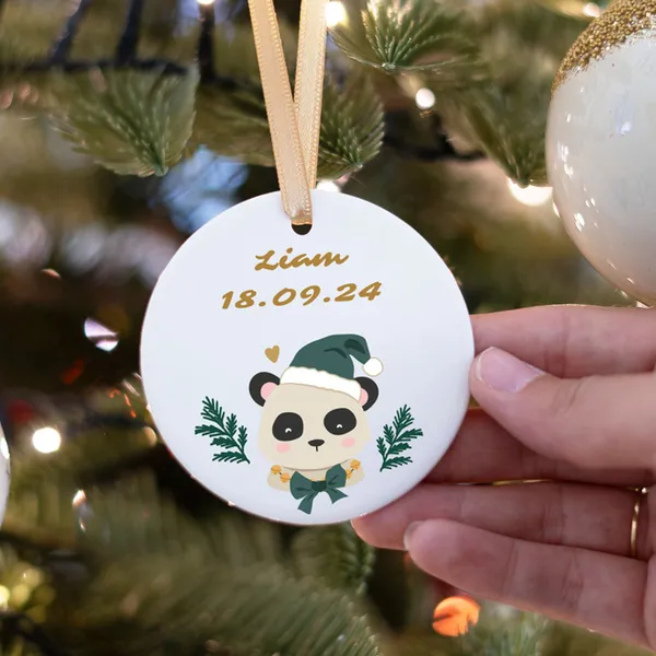 Boule de Noël en céramique