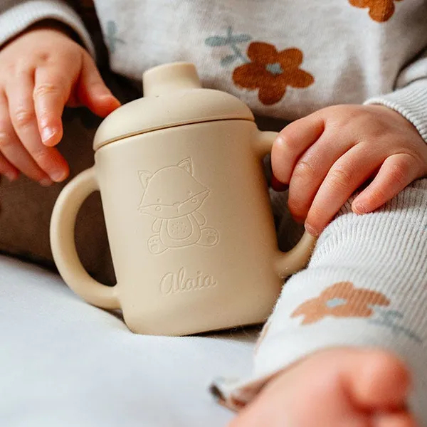 Tasse d'apprentissage personnalisée gravée