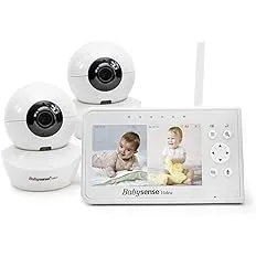 Babysense Écran Divisé 4,3“ et 2 Caméras