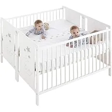 Lit jumeau Indi pour Jumeaux (2 Lits) + kit jumeau pour Assembler Les Deux Lits CoolDreams