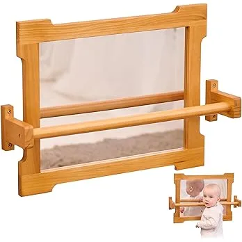Miroir mural avec barre