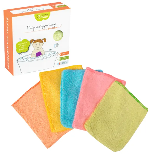 Gant de toilette enfant - Gant pour apprendre à se laver