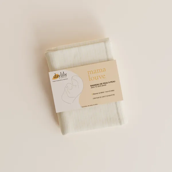Bandeau de peau à peau : Mama Louve - Daylily Paris