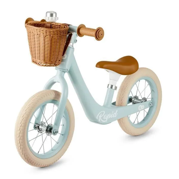 Draisienne Enfant Kinderkraft RAPID 2, Cadre Alliage de Magnésium, Selle Réglable, Poignées Antidérapantes, Ultra Légère, Bleu