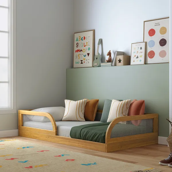 Lit enfant Montessori Bois massif LAYA