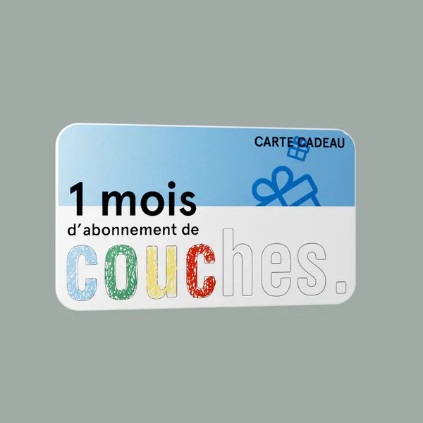 Carte cadeau couche - La marque en moins