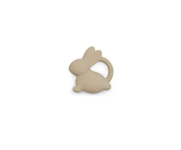 Anneau de dentition en caoutchouc Lapin Nougat