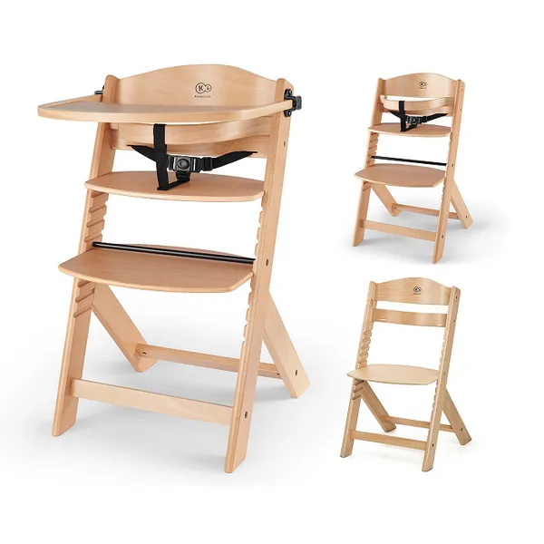 Chaise haute ENOCK bois évolutive