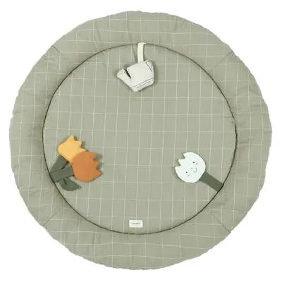 NOBODINOZ Tapis d'éveil sensoriel Playground - Tulipes | coton bio