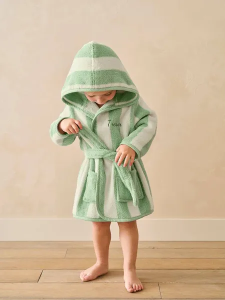 Vertbaudet Peignoir de bain Bébé rayures TRANSAT