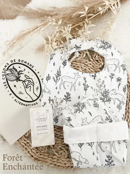 Coffret naissance zéro déchet et trousseau bébé durable