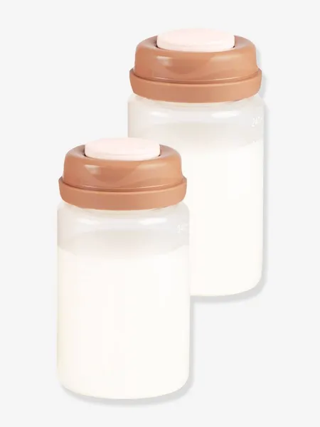 Lot 2 bouteilles de conservation lait - Béaba - fabriqué en France