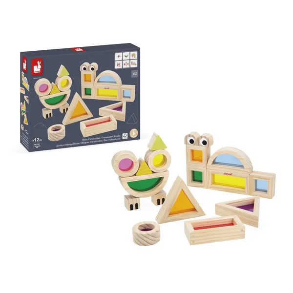 Lot de 18 blocs Sensorielle - Janod