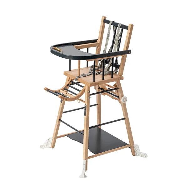 Chaise haute traditionnelle transformable Marcel 