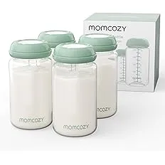Momcozy Biberons de Stockage Lait Maternel (Lot de 4)