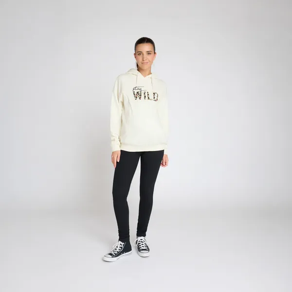 Sweat de grossesse et d'allaitement à zip print Wild | Prémaman