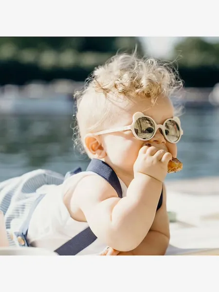 Lunettes de soleil Ourson 1-2 ans Ki ET LA - beige moyen uni