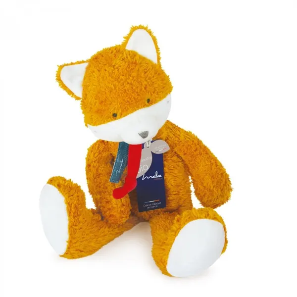 Peluche Renard en coton biologique - 40 cm - Maïlou Tradition