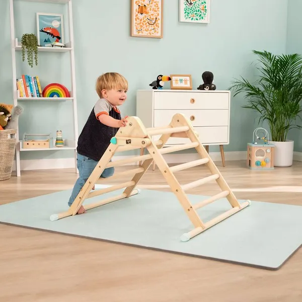 Triangle d'escalade pliable montessori bois fsc®