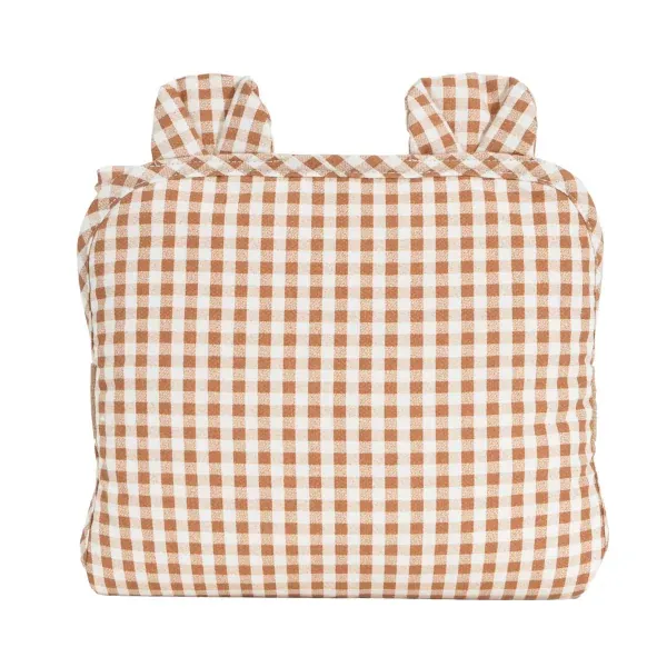 Tapis à langer de voyage coton bio écureuil Noisette| Little Crevette