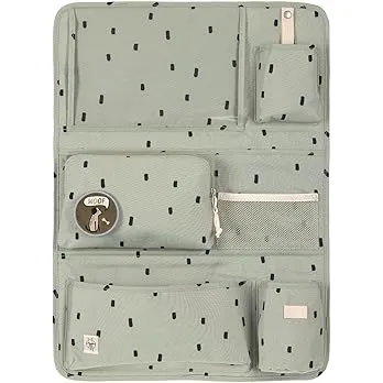 LÄSSIG Organisateur de Voiture Happy Prints - Olive - Organisateur - L