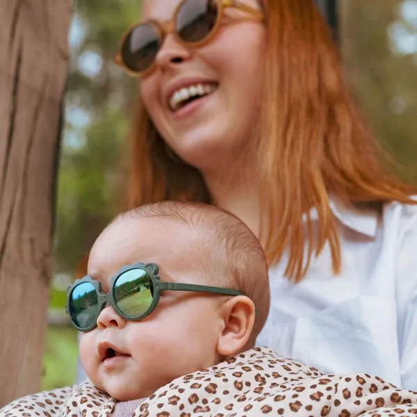 Lunettes de soleil Lion vertes KI ET LA (0-12 mois)