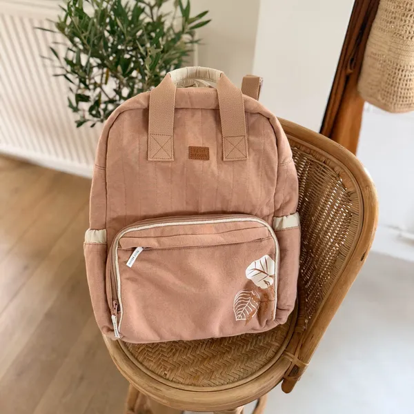 PETIT BEGUIN Sac à dos à langer Mini Loutre