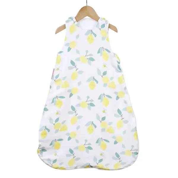 Gigoteuse été gaze de coton bio Limonade| Little crevette